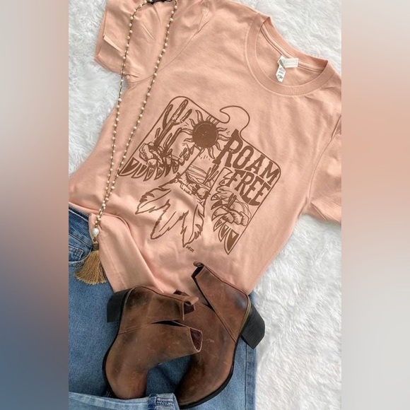 Bella Canvas ROAM FREE TEE Thunderbird Size Small - Picture 1 of 6